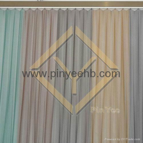 interior room partition and decorative coil mesh drapery curtain  4