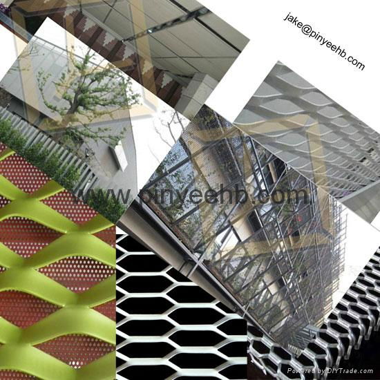 facade expanded metal mesh curtain wall 2