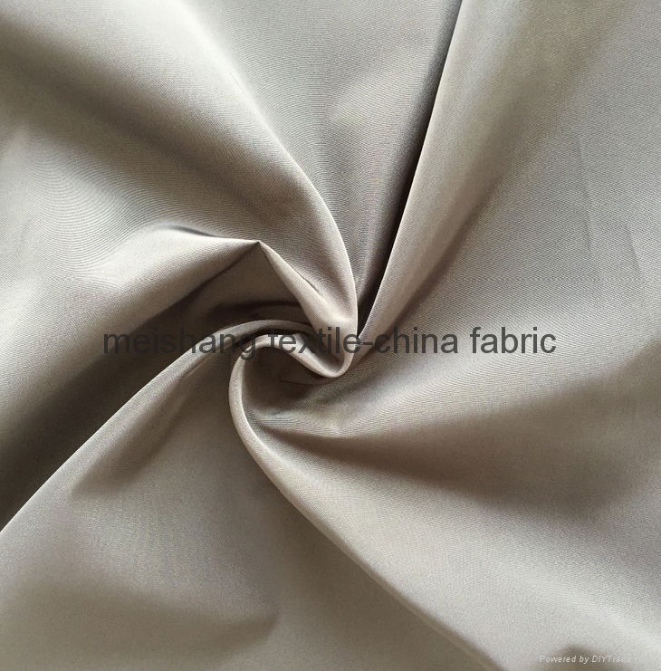 75D Polyester imitation memory for winter coat and rain coat fabric