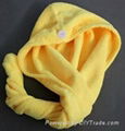 Plain solid color microfiber hair turban drying towel 1