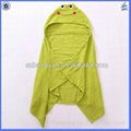 kids cartoon bath towel with hood