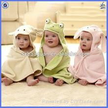 100% Cotton eco-friendly baby hooded