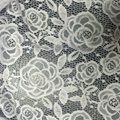 elegant black floral nylon stretch lace fabric 4