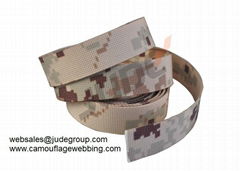 Digital Desert camouflage webbing