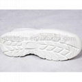 low  cut white microfibre  upper PU sole safety shoes 2