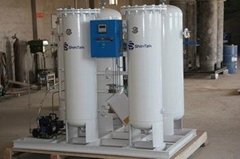 PSA oxygen generator for filling oxygen cylinders