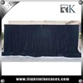 RK adjustable pipe and drape heacy black velvet curtain on sale 