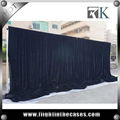 RK black velvet curtain used pipe and