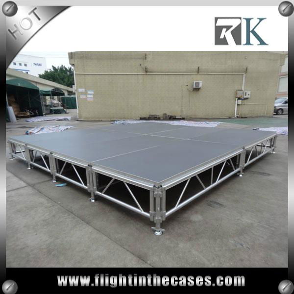 RK 4*8ft aluminum adjustable stage for events on sale