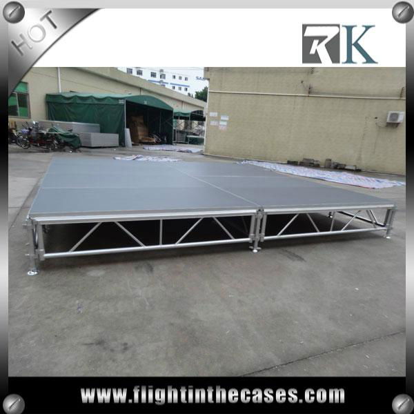 RK 4*8ft aluminum adjustable stage for events on sale 2