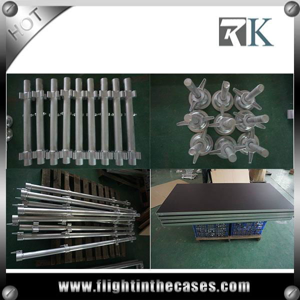 RK 4*8ft aluminum adjustable stage for events on sale 5