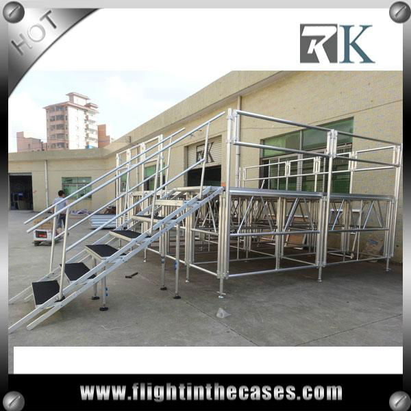 RK 1.5m aluminum stage movable stage on sale 3