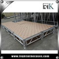 RK Toughened glass stage aluminum stage