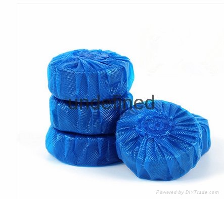 soild blue blocks toilet cleaner&deodorizer bowl 2