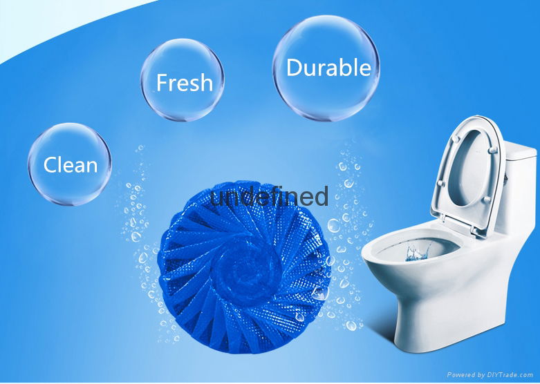 soild blue blocks toilet cleaner&deodorizer bowl 3