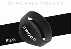 RFID oval silicone wristband