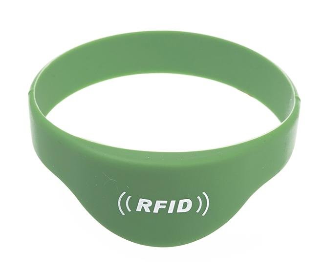 Half Round RFID Silicone Wristband 3