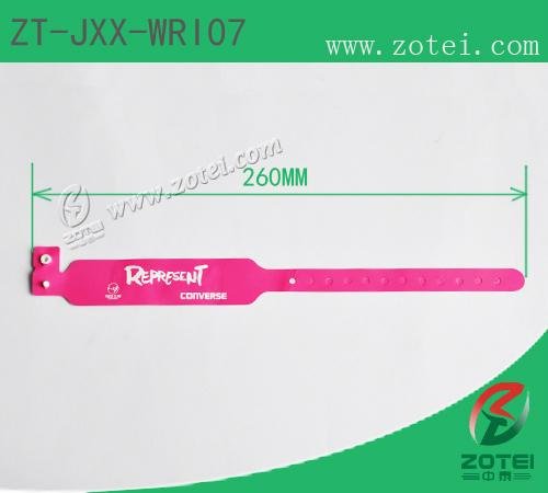 RFID one-time PP paper wristband tag 2
