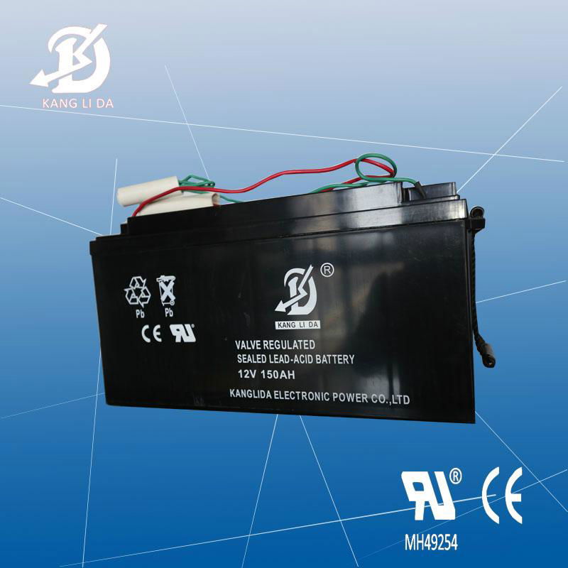 Kanglida 12V 150AH maintenance free solar battery 2