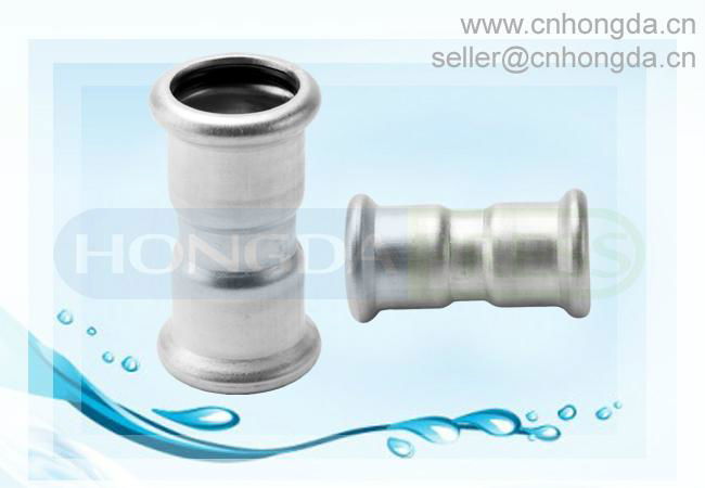 Stainless Steel Press Fitting Equal Coupling