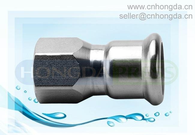 Stainless Steel Press Fitting Equal Coupling 3