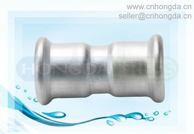 Stainless Steel Press Fitting Equal Coupling 4