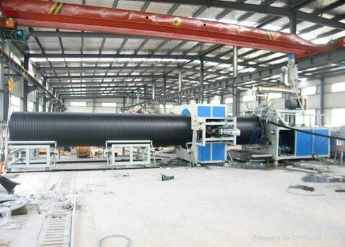 HDPE Hollowness Wall Spiral Pipe Extrusion Line-Spiral Pipe Extrusion Line