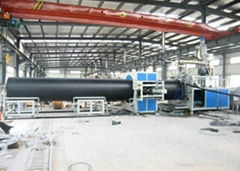 HDPE Hollowness Wall Spiral Pipe Extrusion Line-Spiral Pipe Extrusion Line