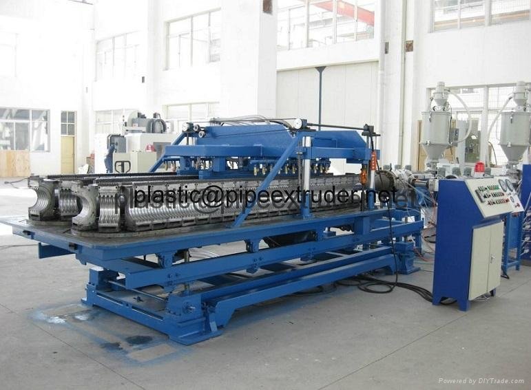  HDPE/PP Double Wall Corrugated Pipe Extrusion Line- Corrugated Pipe Extrusion   5
