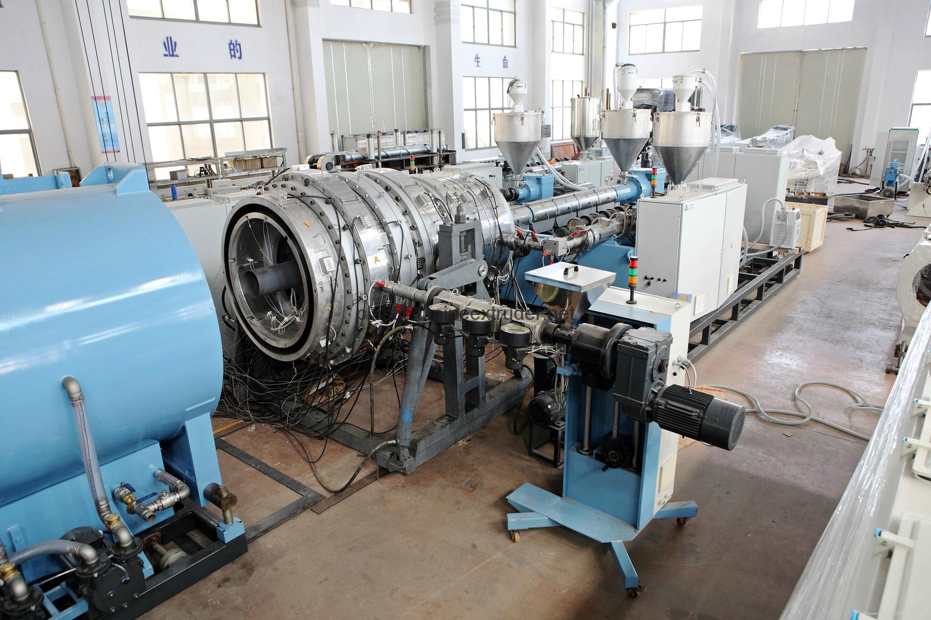 ,pipe extruder, spiral pipe extrusion line,corrugated pipe machinery,corrugated pipe extrusion line