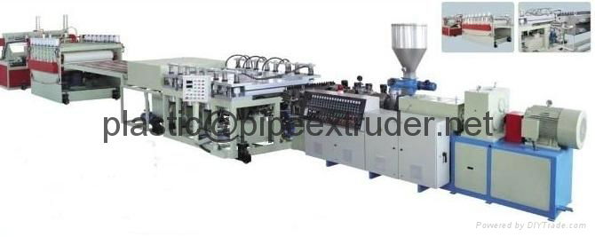 PVC Crust Foam Board Production line-Extrusion Line-PVC Board Machinery 2