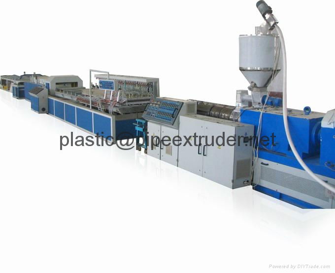 PVC Construction Template Extrusion Line