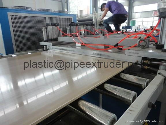 PVC Construction Template Extrusion Line 2