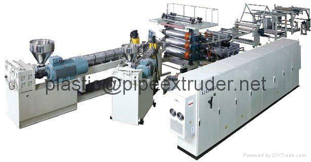  PE/PC/PP Hollow Grid Sheet Extrusion  Line - Sheet Extrusion Production Line 2