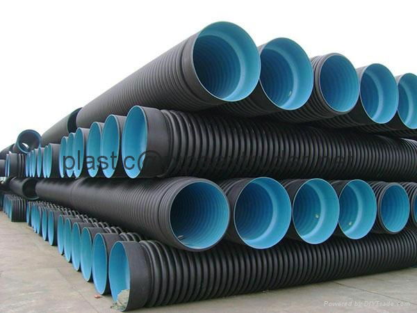  corrugated pipe extrusion line-HDPE double wall corrugated pipe extrusion line 2