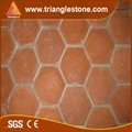 Hexagon Handmade Flooring Terracotta Tile  3
