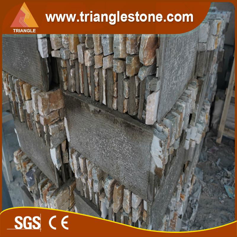 Nature Rough Edge Quartzite with Cement ledgestone 5