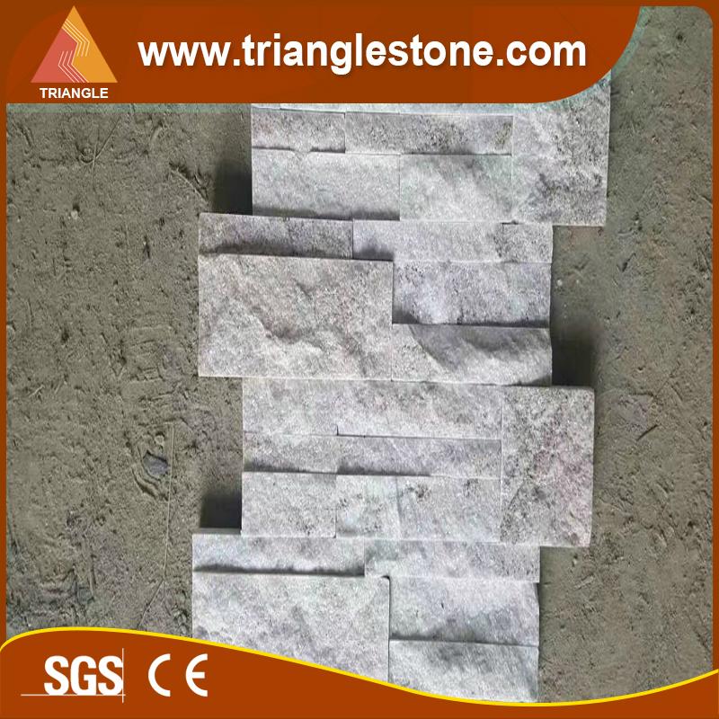 natural white Quartzite crazy cutting tile for Japan market 