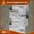 natural white Quartzite crazy cutting tile for Japan market 