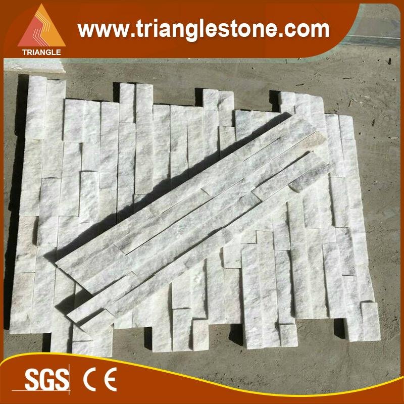 natural white Quartzite crazy cutting tile for Japan market  2