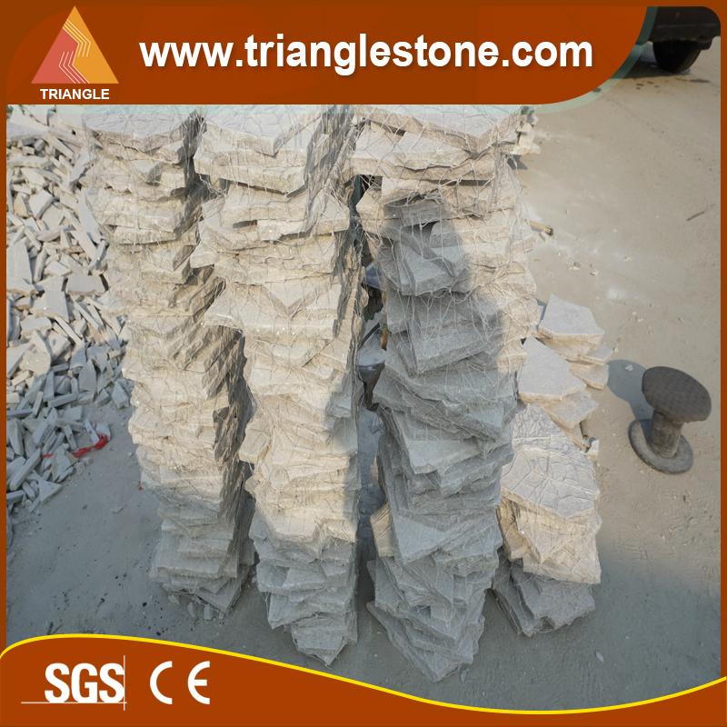 natural white Quartzite crazy cutting tile for Japan market  5