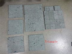 10x10cm Sawn China Preda Hijau Sukabumi Swimming Pool Stone 