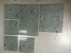 Natural split  China  Sukabumi Green Stone for Swimming Pool