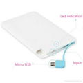 2200mah 4000mah Corporate Gifts Credit Card Power Bank 2