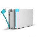 2200mah 4000mah Corporate Gifts Credit Card Power Bank 5