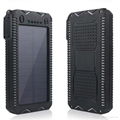 12000mAh waterproof and fireproof solar power bank with cigarette lighter 2