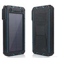 12000mAh waterproof and fireproof solar power bank with cigarette lighter 4