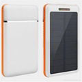 Lamp Light Mobile Phone Charger with Solar Energy Charging Function 8000mAh 4