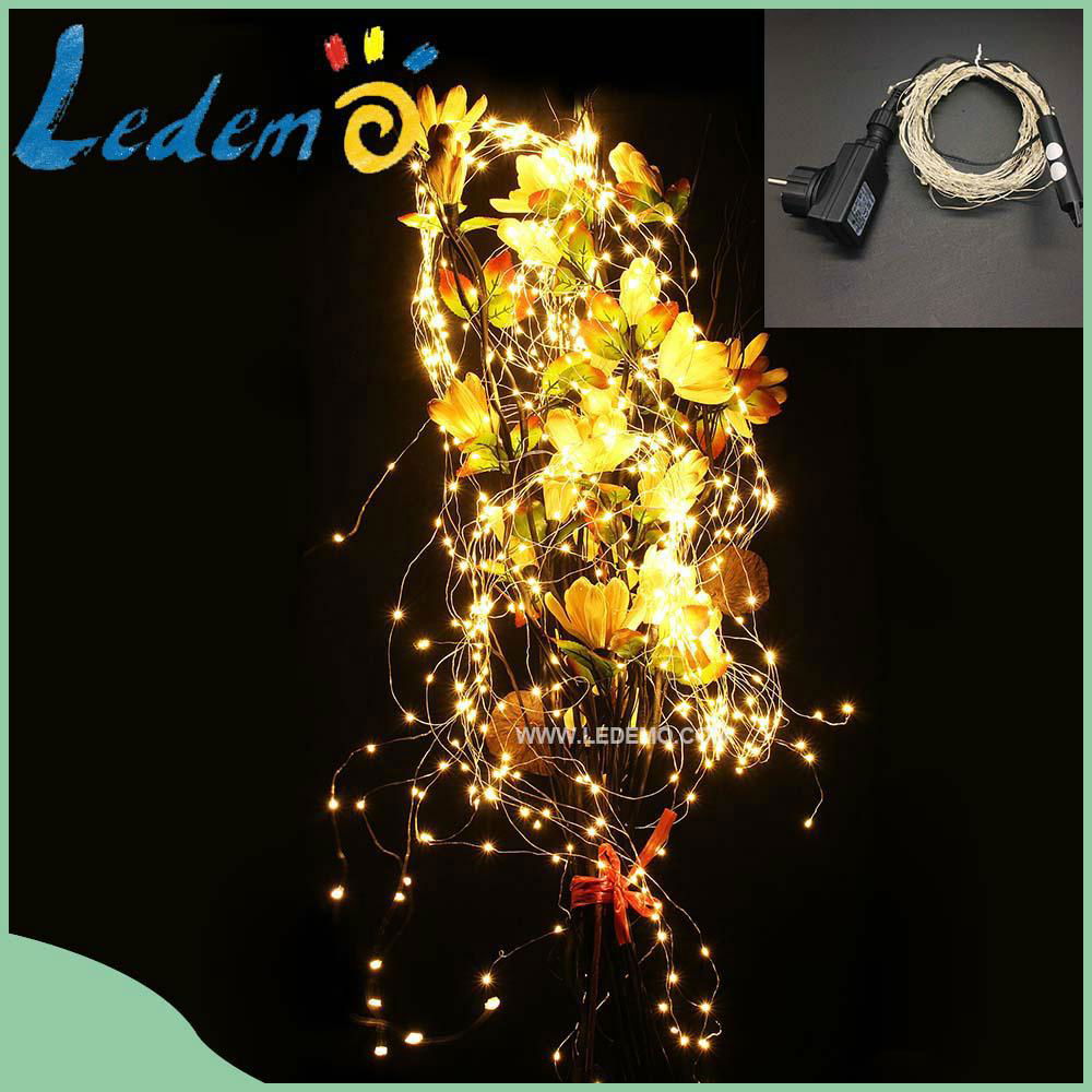 LED Christmas decoration outdoor use copper wire bunch light