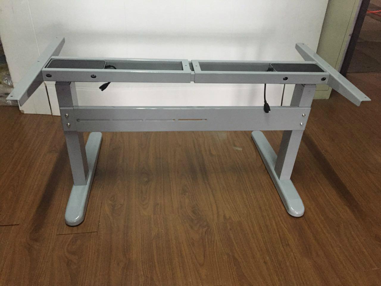 dual motor three stages height adjustable desk